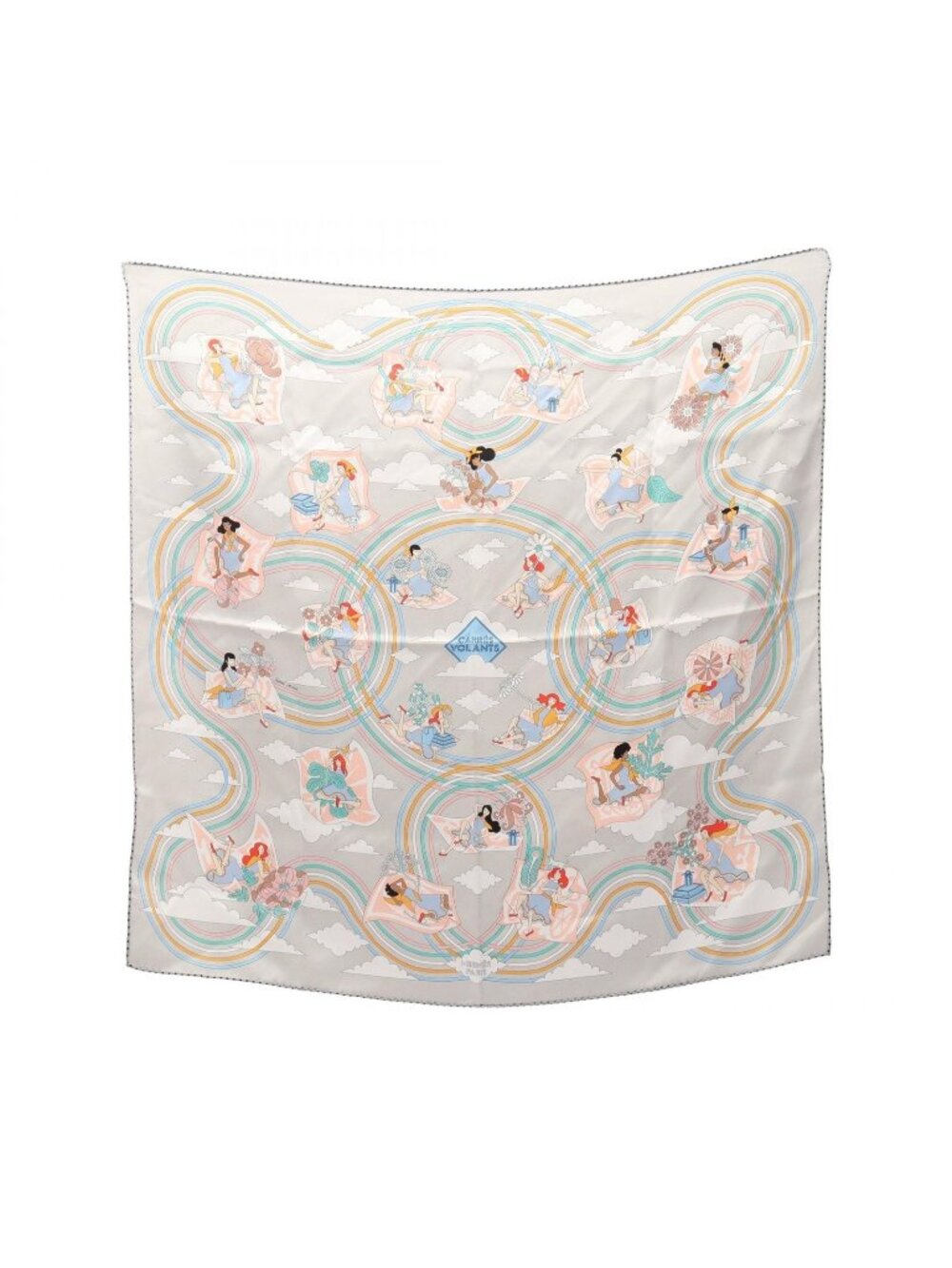 Hermes Scarf Carre 70 Carres Volants Silk